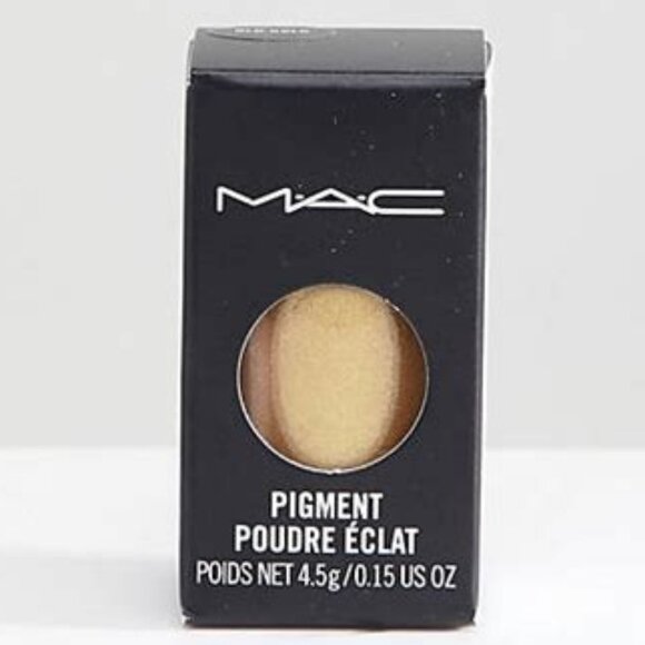 MAC OLD GOLD pigment shadow shimmer metallic NIB hard to find - Picture 3 of 4